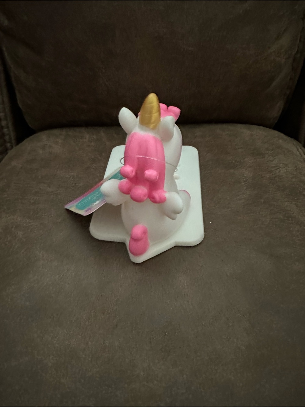 ☀️ 3/$10 Pink & White Unicorn cell phone holder ( see description) - Picture 3 of 4